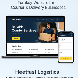 FleetFast Logistics Website Mockup