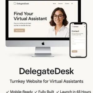 DelegateDesk Website Preview
